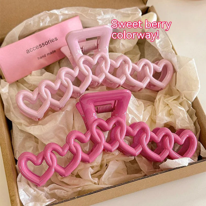 Heart-Shaped Hair Clip