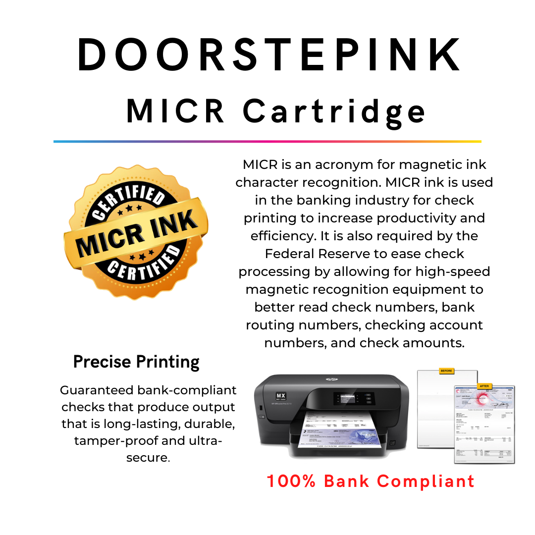 DoorStepInk Brand for HP 92 (C9362WN) Black MICR Remanufactured in the USA Ink Cartridge-1