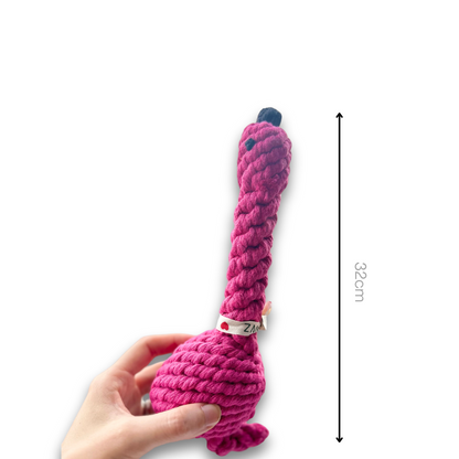 Flamingo Rope Dog Toy-3