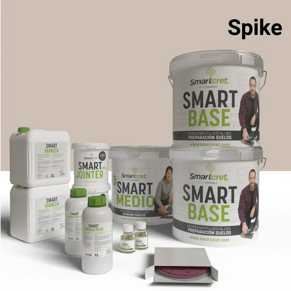 Kit de microcemento para suelos de cocina con azulejos de 16 m²-5