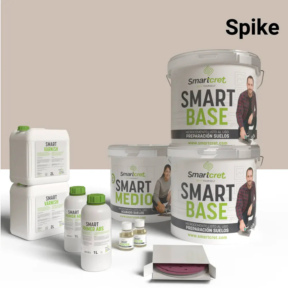 Kit microcemento para suelo de cocina de cemento u hormigón de 16 m²-5