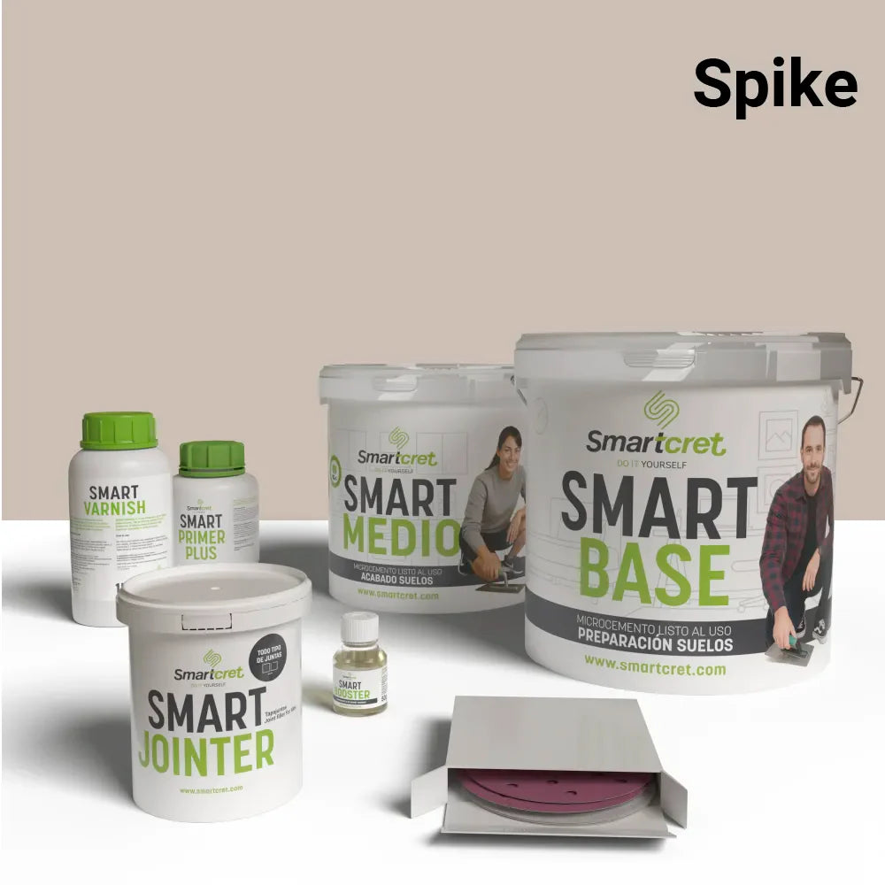 Kit de microcemento para suelos de cocina con azulejos de 4m²-5