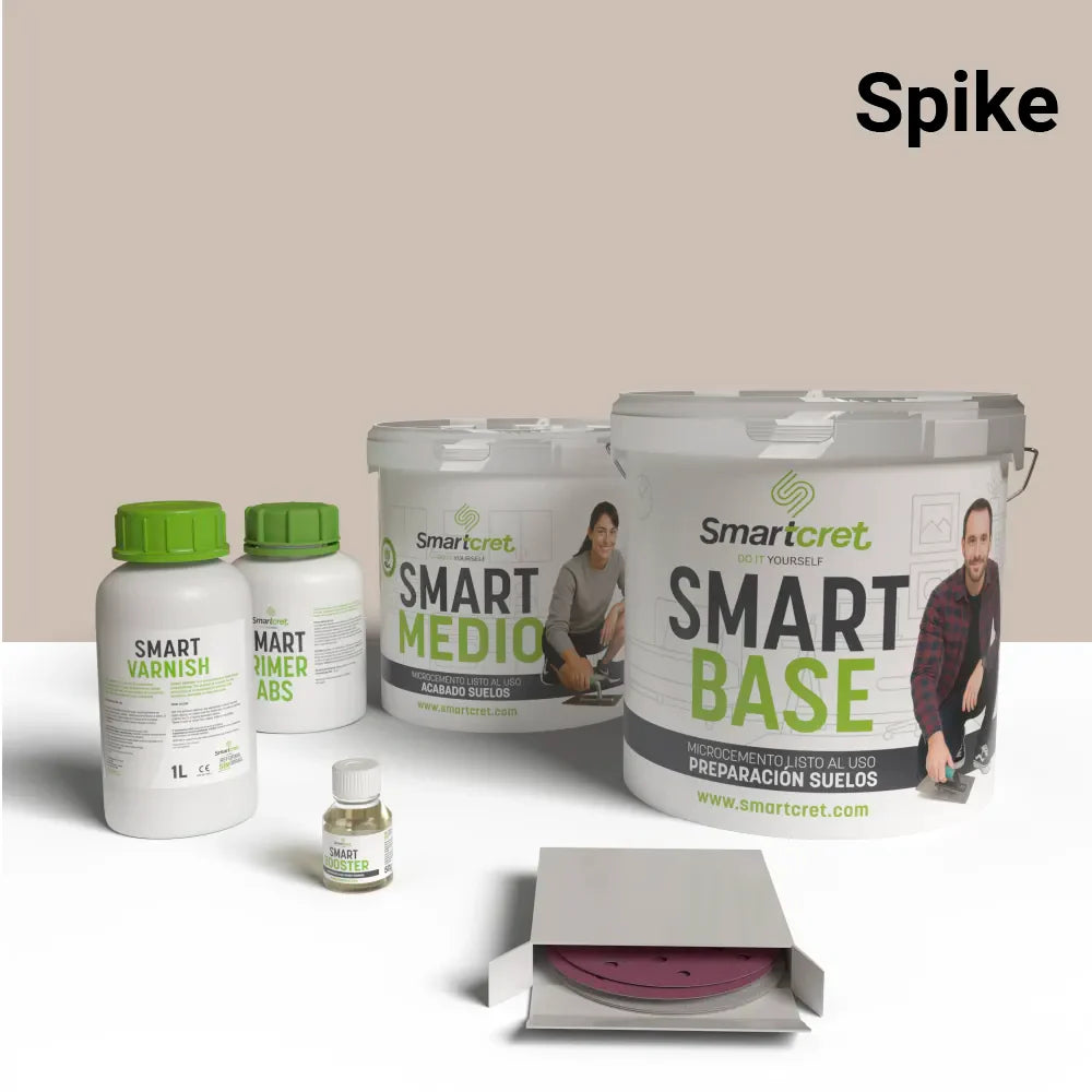 Kit microcemento para suelo de cocina de cemento u hormigón de 4 m²-5