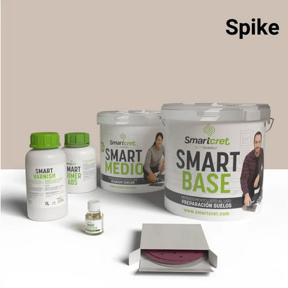 Kit microcemento para suelo de cocina de cemento u hormigón de 4 m²-5