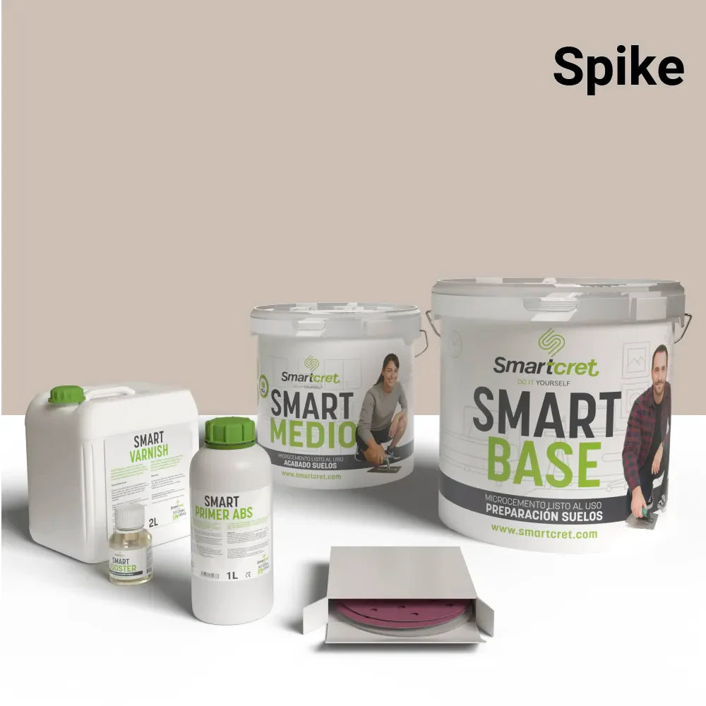 Kit microcemento para escaleras de obra de 8 m²-5