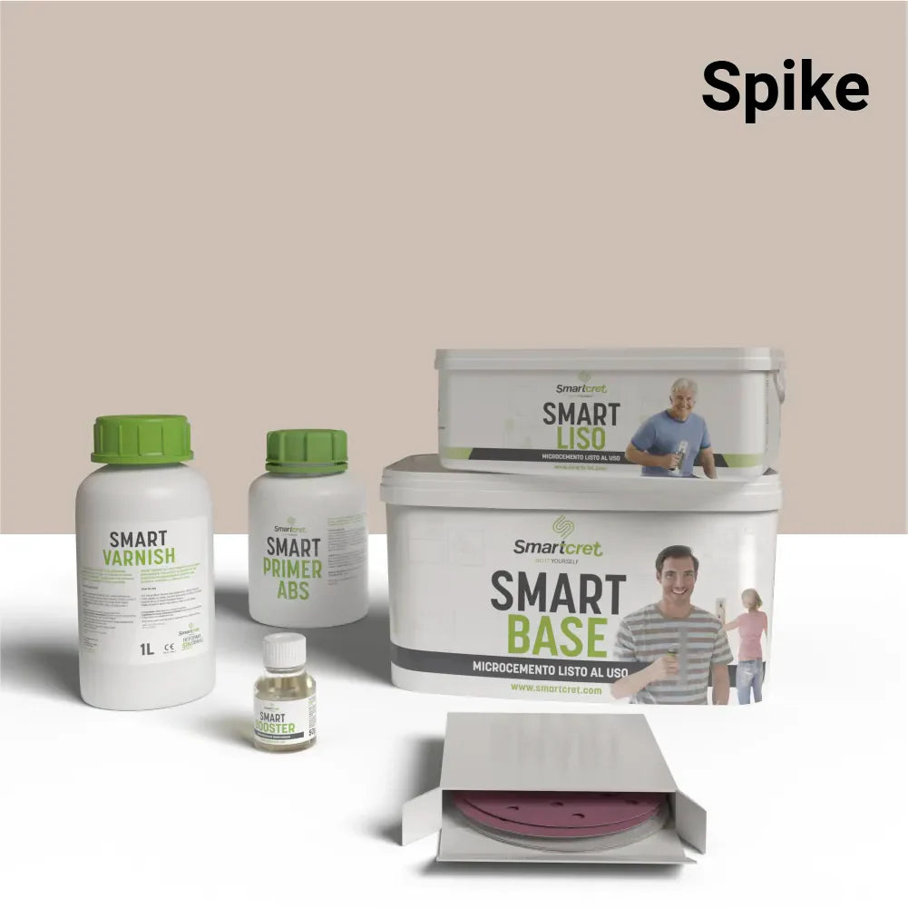 Kit de microcemento para lavabos con juntas de 4m²-5