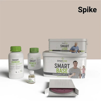 Kit microcemento de 4 m² para paredes de cocina con azulejos-5