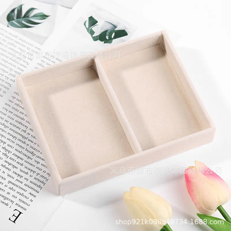 Velvet Jewelry Organizer Tray