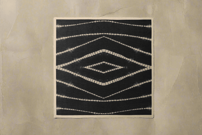 Charcoal Shibori Silk Beach Wrap Scarf-1