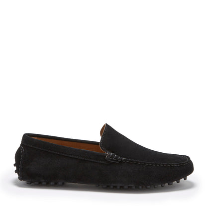 Driving Loafers, black suede-0