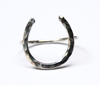 Lucky Horseshoe Ring - Large-1