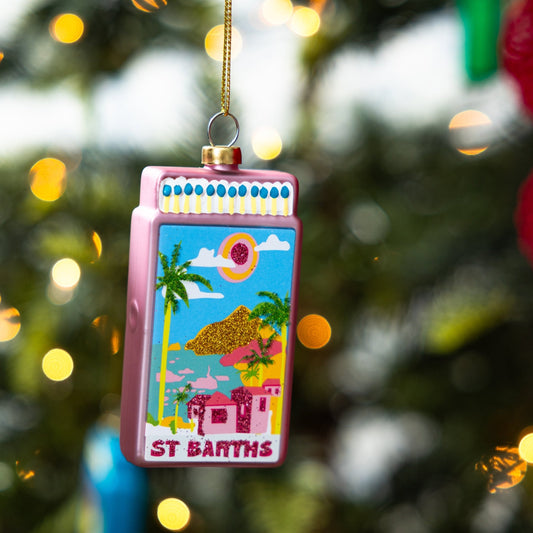 Matchbook Ornament - St. Barths-0