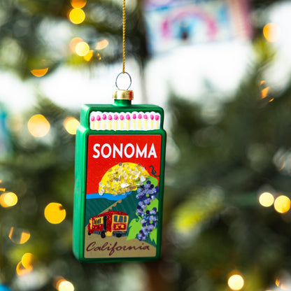 Matchbook Ornament - Sonoma-0