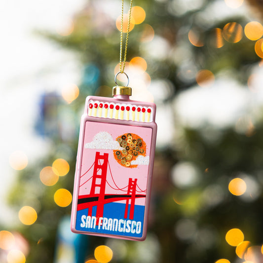 Matchbook Ornament - San Francisco-0