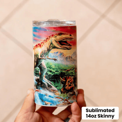 14oz Skinny Sublimation Tumbler-2