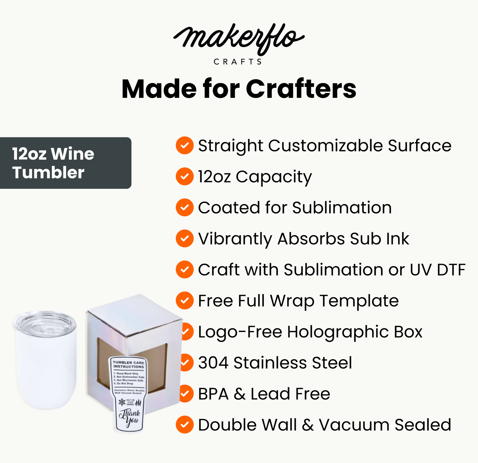 12oz Sublimation Wine Tumbler-4