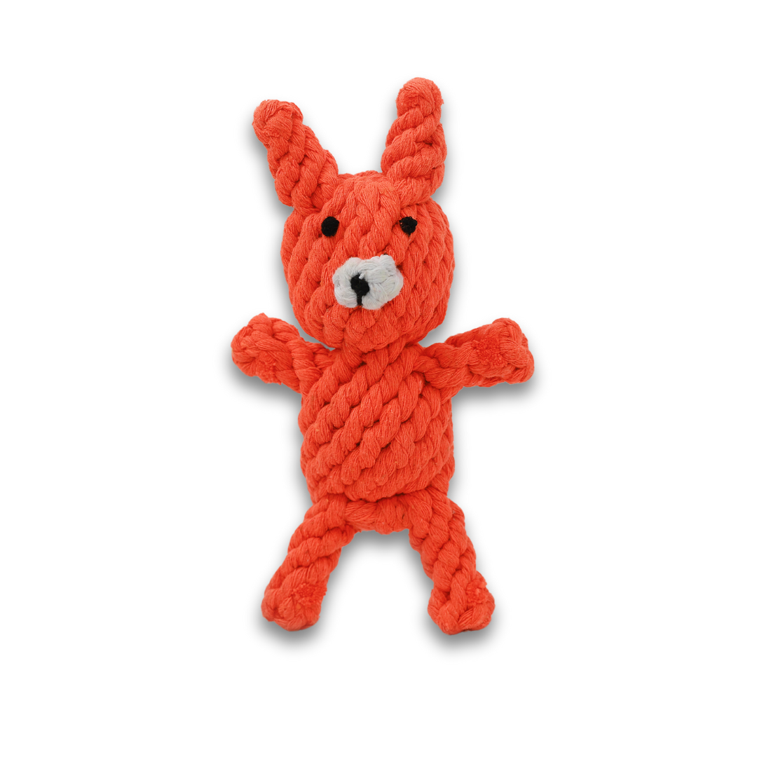 Handmade Eco-Fox Chew Rope Toys-0