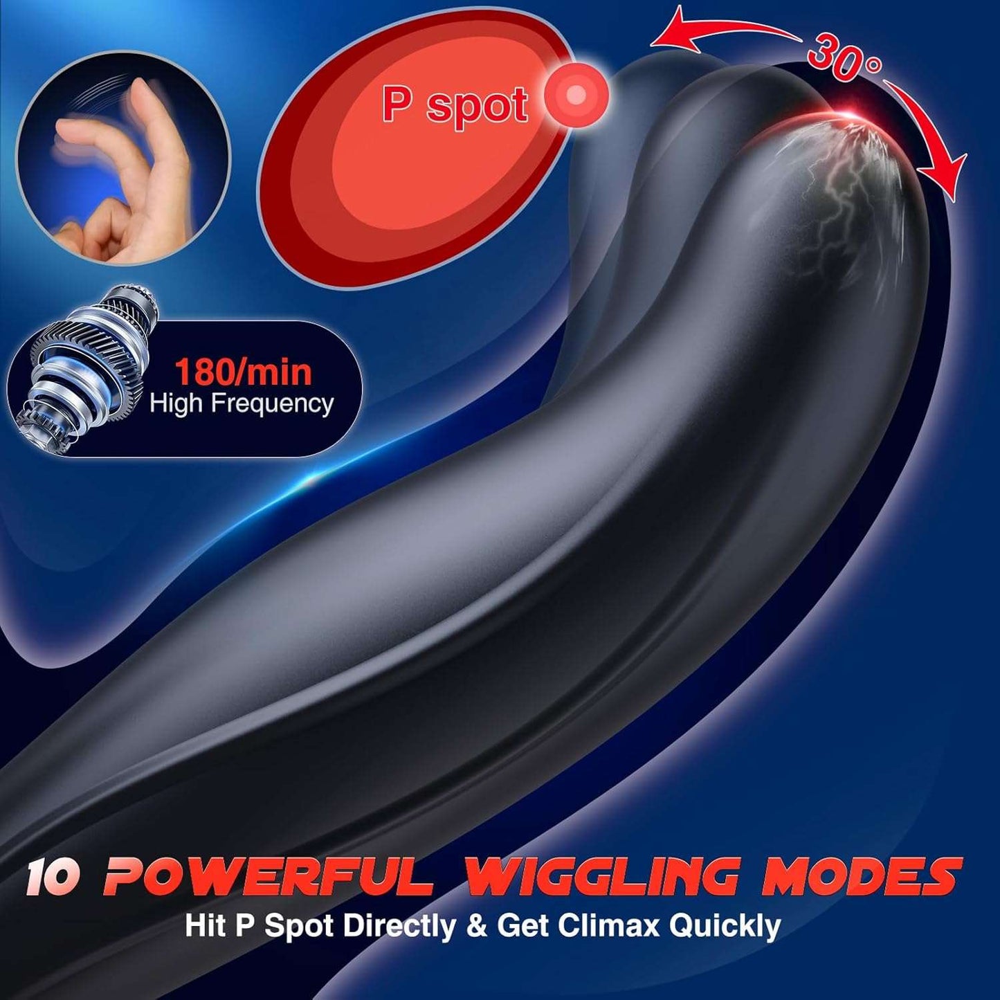 SwiftVibe Remote Control Prostate Massager Ring-2