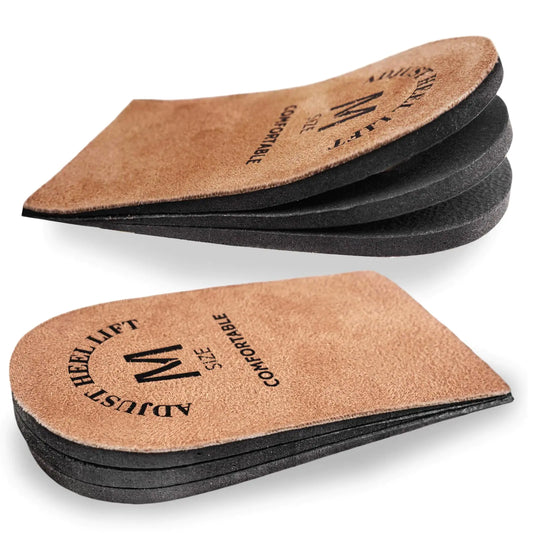 Adjustable Heel Lifts for Women – Heel Pads and Heel Inserts for Women – Shoe Lifts for Women – Height Increase Insoles – Pack of 2（S）