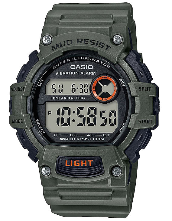 Casio Men's Digital Mud Resistant Digital Watch-0