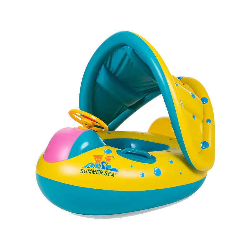 Baby Swimming Boat with Speaker and Inflatable Ring