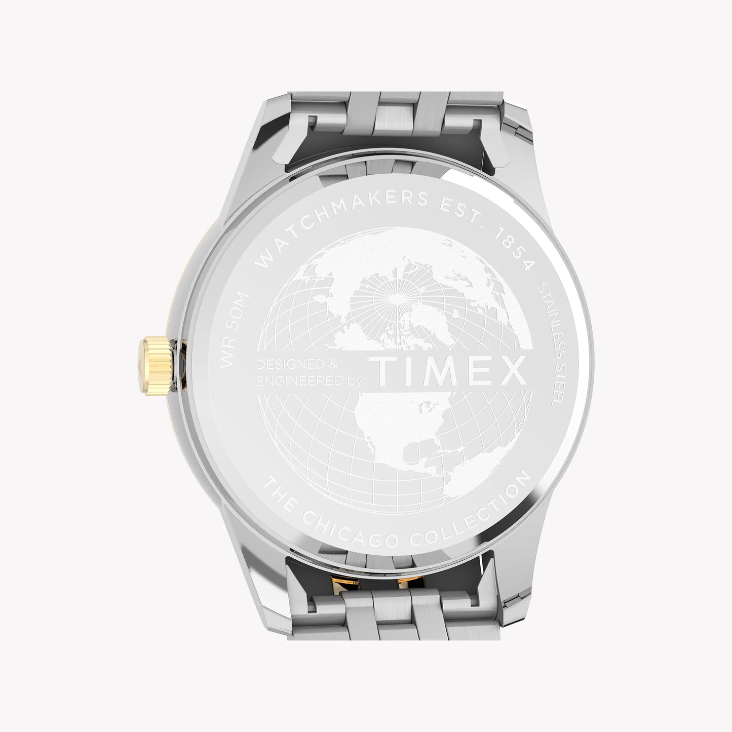 Chicago Multi 45mm Two-Tone Case Green Dial Bracelet TW2Y21400-3