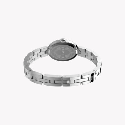 Cavatina Silver-Tone Case & Bracelet with Aquamarine Dial TW2Y26600-4