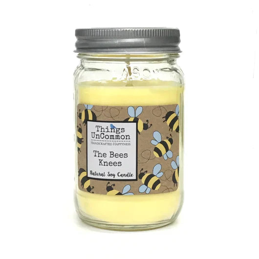 Bees Knees Modern Mason Candle-0