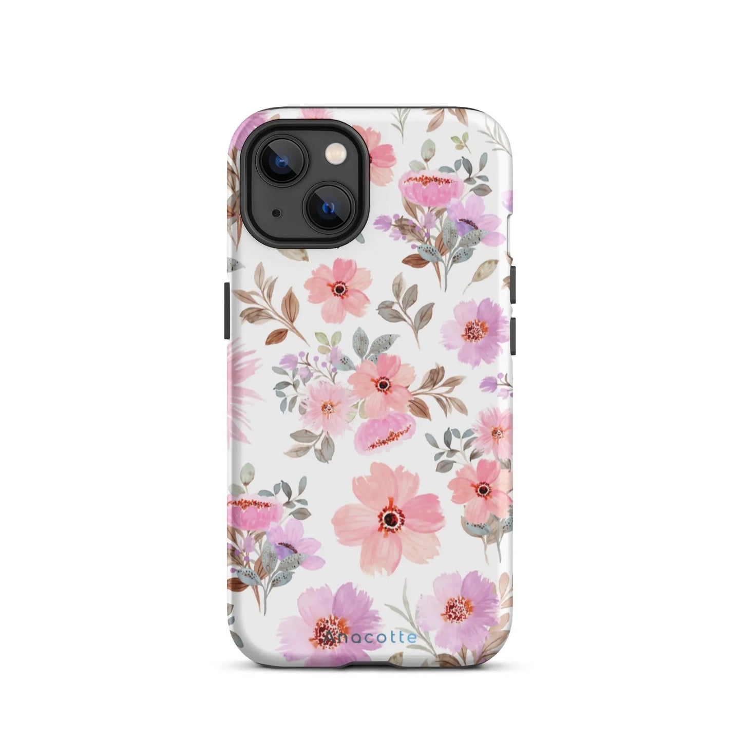 Anacotte Pure Vibes Sakula Pink Floral Design iPhone case-0
