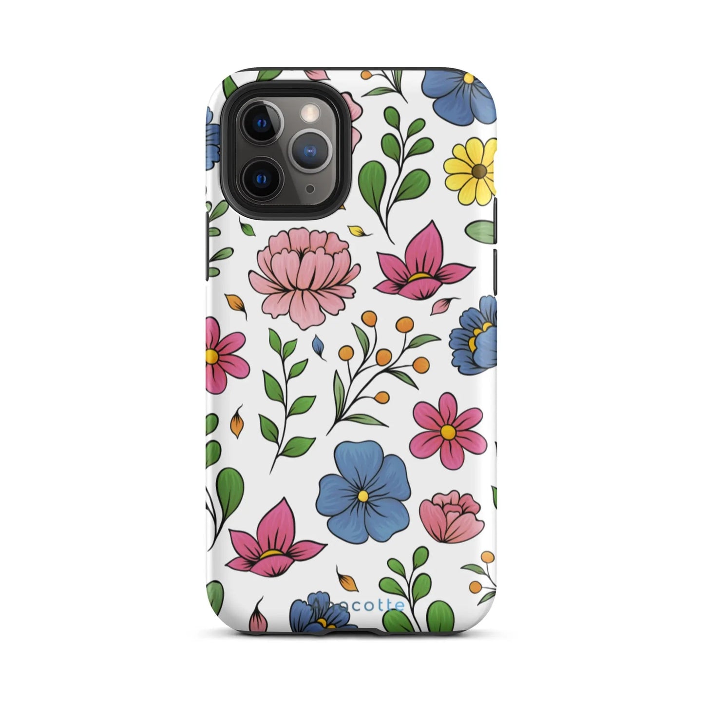 Anacotte Impulsive Art Floral iPhone case-3