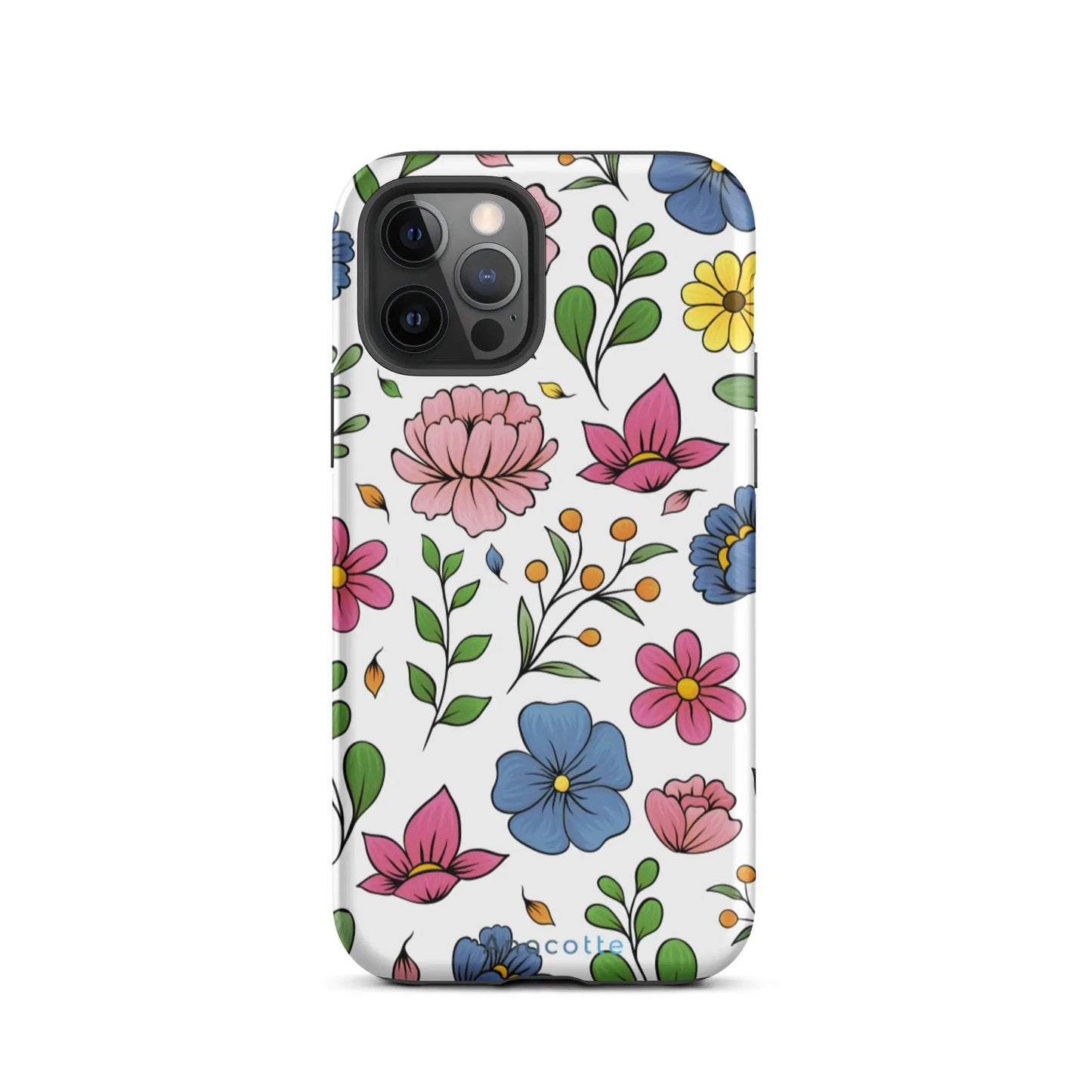Anacotte Impulsive Art Floral iPhone case-7