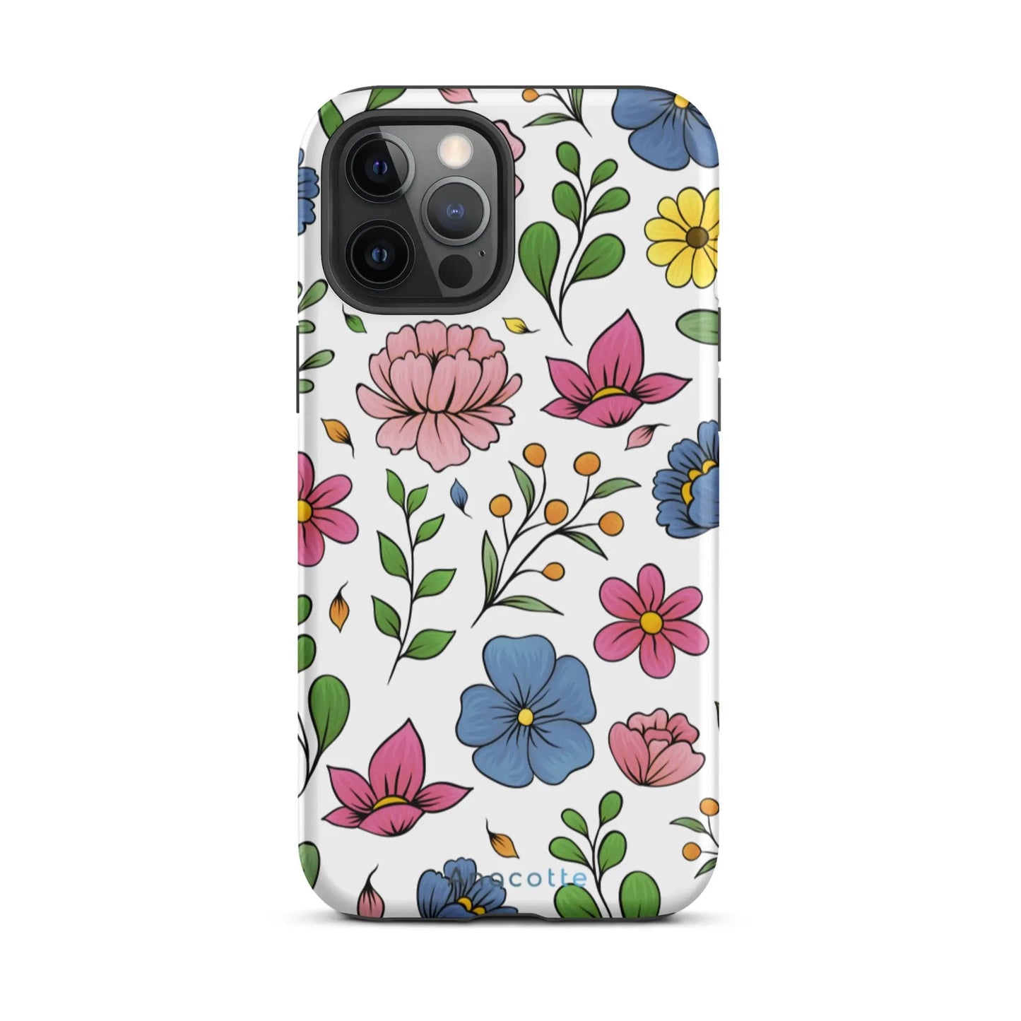 Anacotte Impulsive Art Floral iPhone case-8