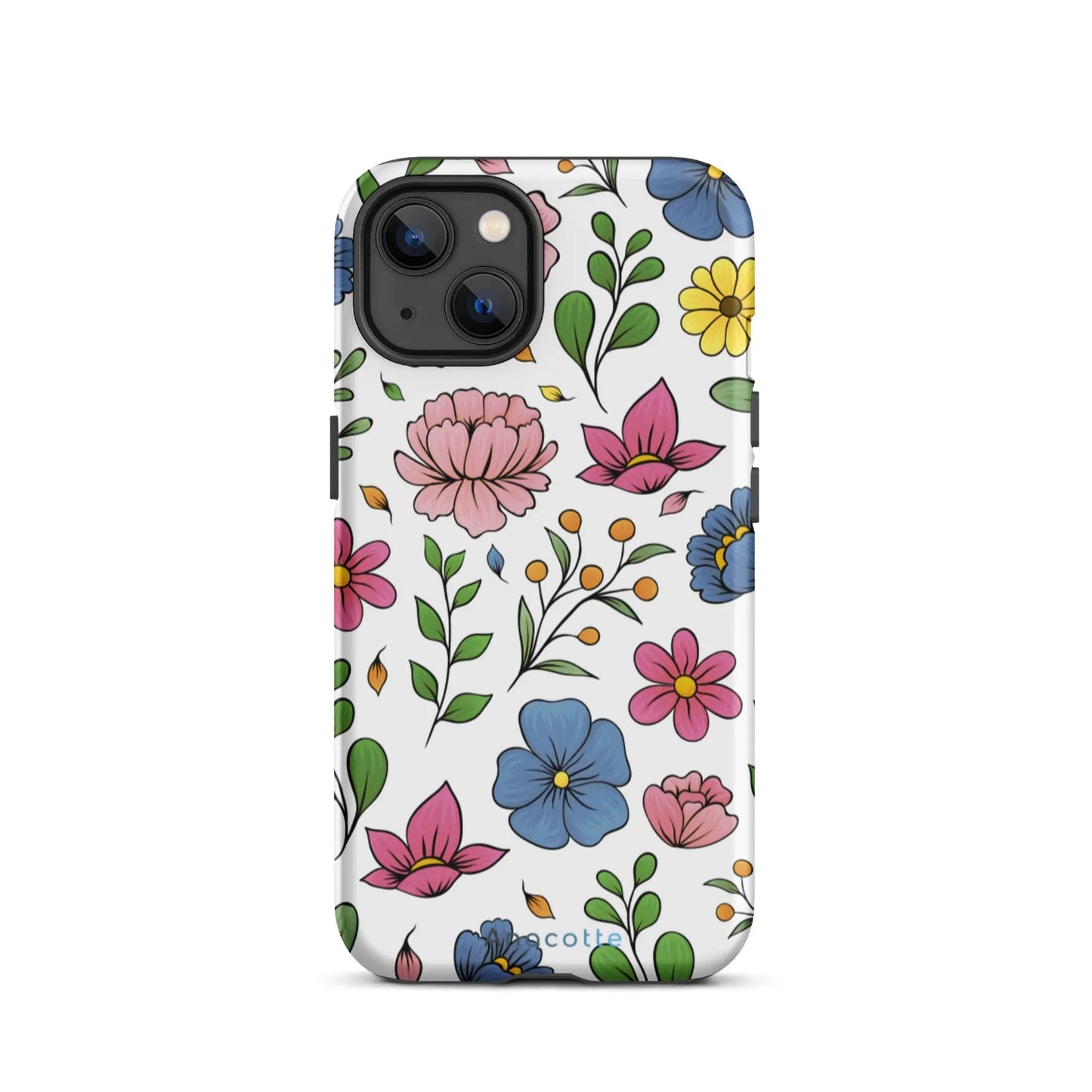 Anacotte Impulsive Art Floral iPhone case-10