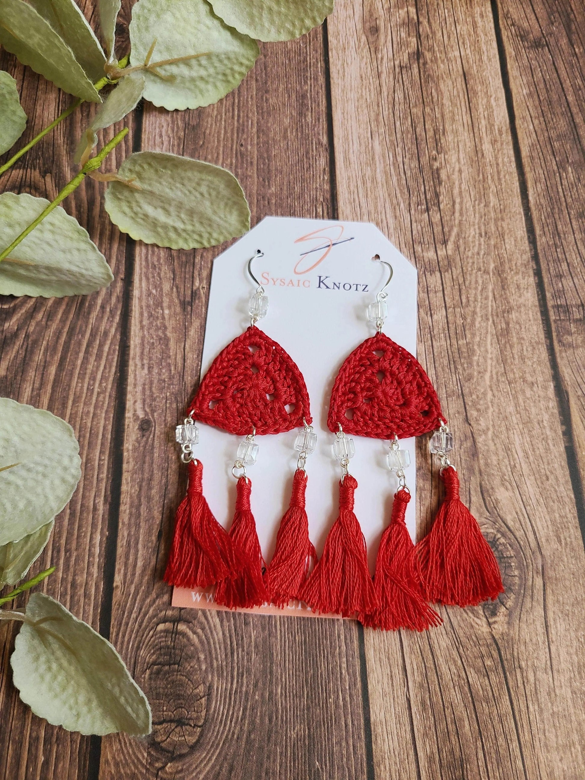 Triple Tassel Earrings-4