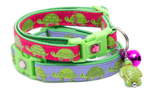 Turtle Breakaway Cat Collar-0