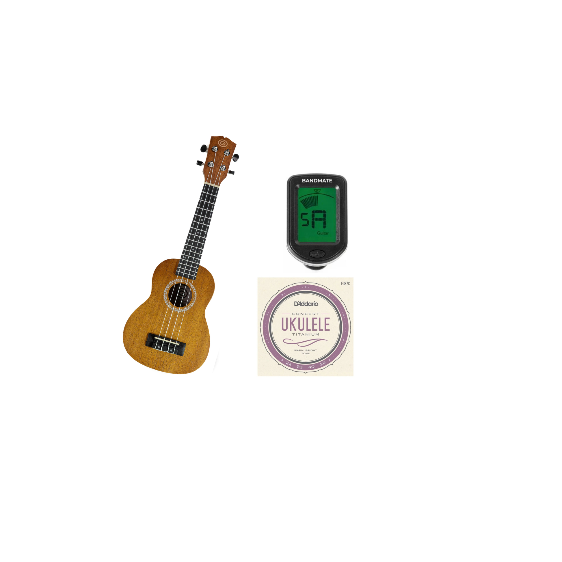 Grooveland Ukulele Starter Pack (Natural)-0
