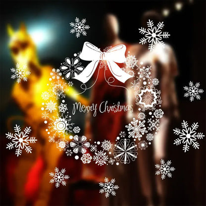 Christmas and New Year Static Cling Window Decorations
