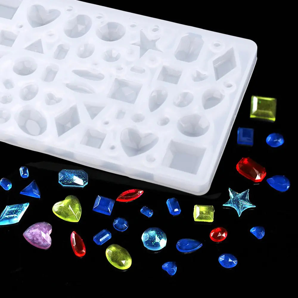 83-Piece Silicone Molds for DIY Bracelet Pendant Set
