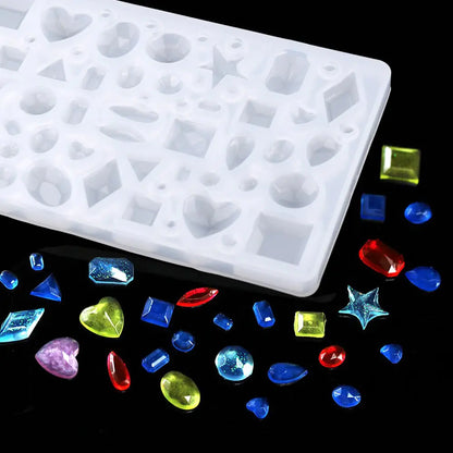 83-Piece Silicone Molds for DIY Bracelet Pendant Set