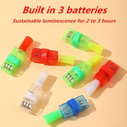 5db ujjlámpák, rajzfilm vetítőlámpák különféle mintákkal és színekkel,-4