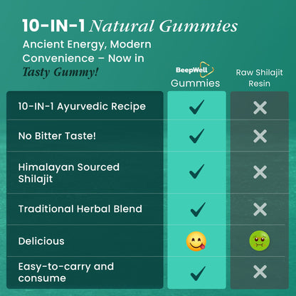 Himalayan Shilajit Gummies – 60 Gummies | 3000mg RHE per Serving | Herbal Wellness Blend with Natural Cherry Flavor-1