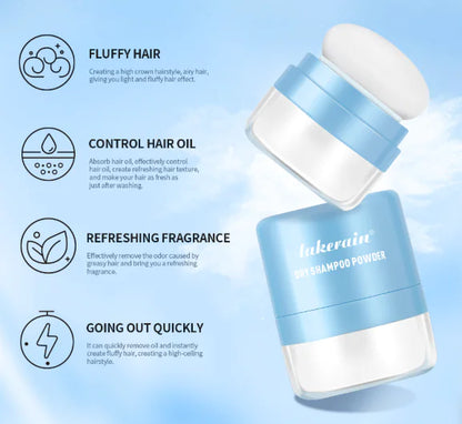 Disposable Hair Dry Shampoo Booster Powder for Bangs