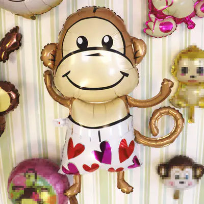 Cute Monkey Foil Balloon - Monkey Balloon Design