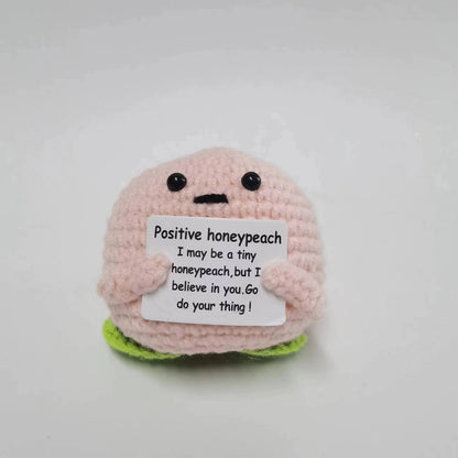 Handmade Wool Crocheted Funny Expression Bag Pendant