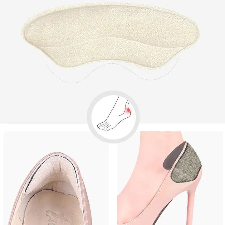 2pcs Women's High-Heeled Shoes Heel Protection Stickers