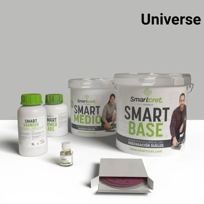 Kit microcemento para suelo de cocina de cemento u hormigón de 4 m²-8