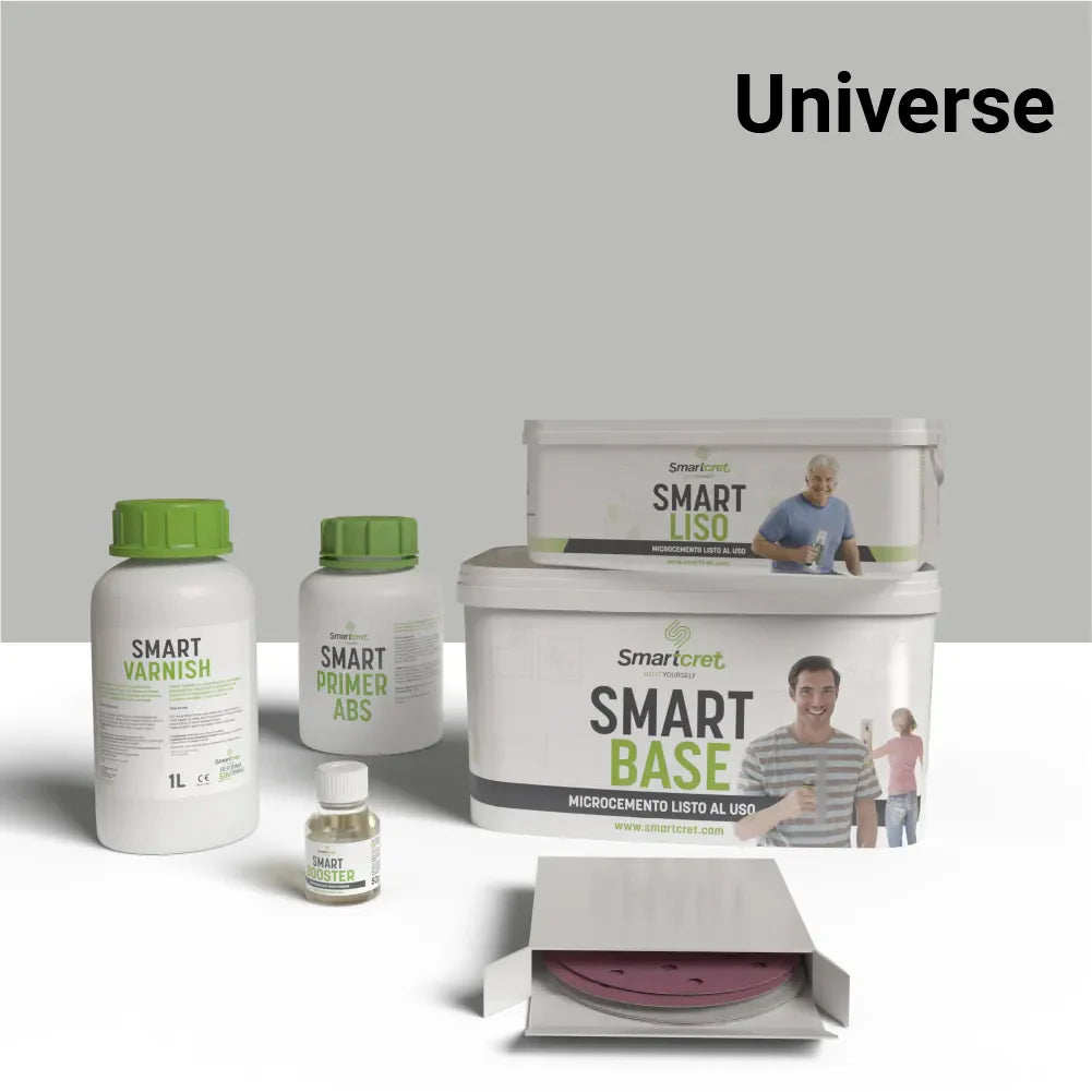 Kit microcemento para paredes de baño con azulejos de 4 m²-8