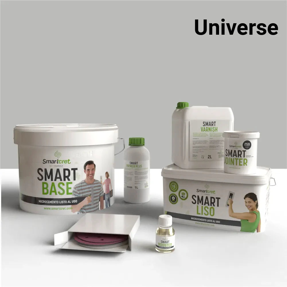 Kit de microcemento para lavabos de obra de 8m²-8