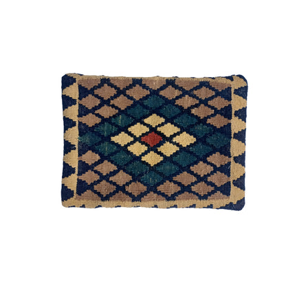 Kilim- Handwoven -Black- Pearl -Cushion -Cover