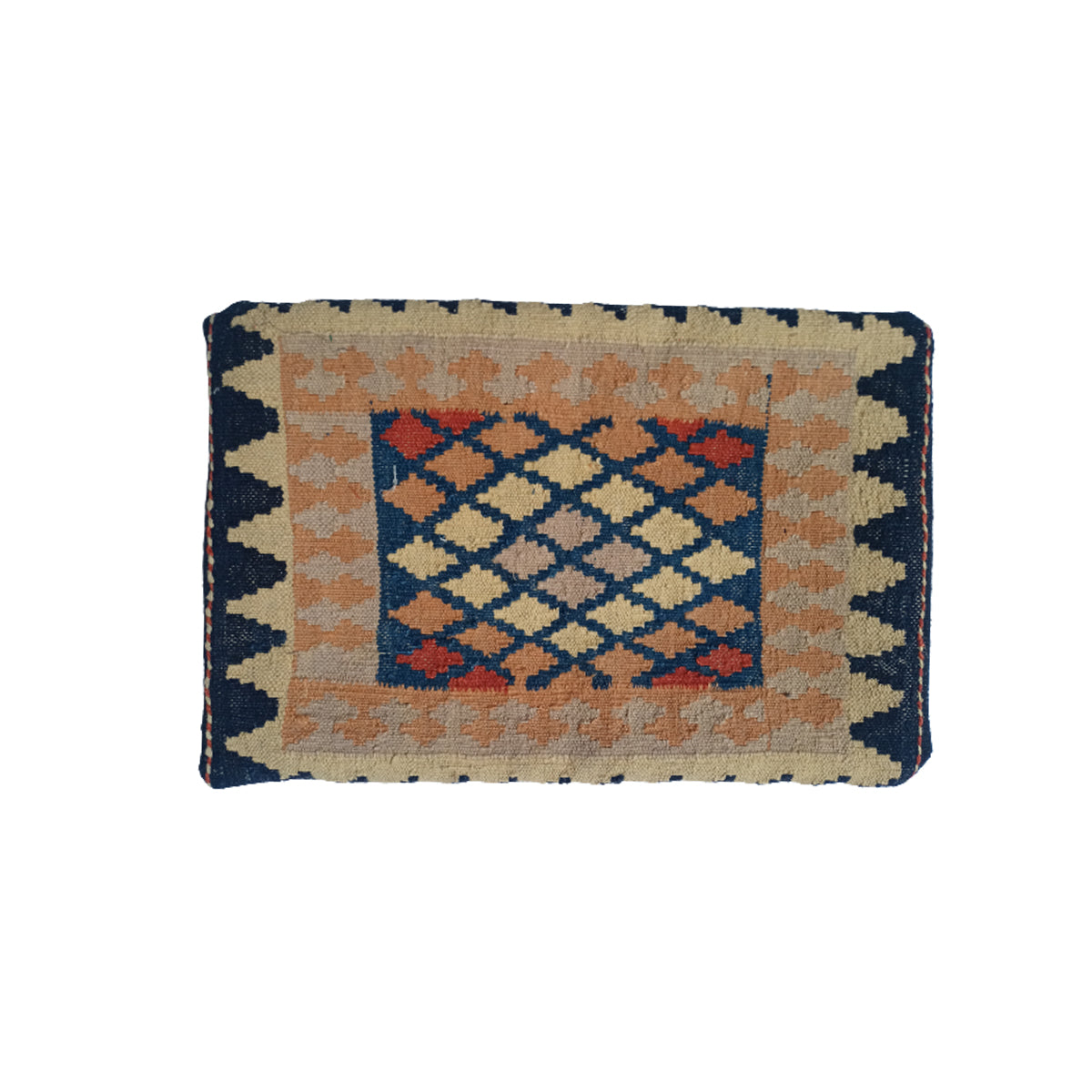 Kilim- Handwoven- Cement -Cushion- Cover